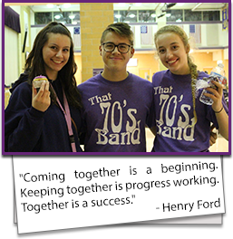 Coming together is a beginning. Keeping together is progress working. Together is a success. - Henry Ford