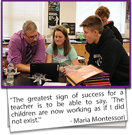 The greatest sign of success for a teacher is to be able to say, The children are now working as if I did not exist. - Maria Montessori